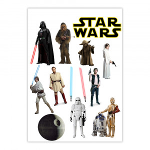 Вафельная картинка Star Wars Персонажи