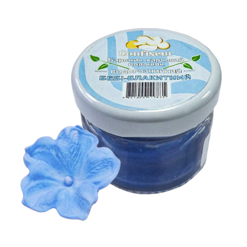 Сухой порошковый водорастворимый краситель Беби-голубой Confiseur 10 г