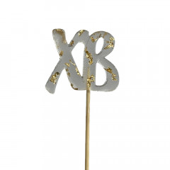 Леденец из изомальта ХВ с сусальным золотом