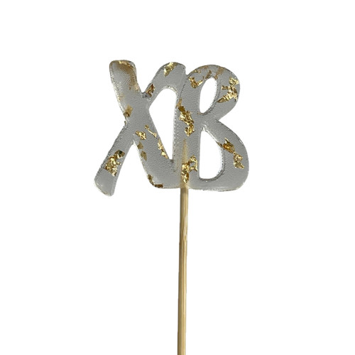 Леденец из изомальта ХВ с сусальным золотом