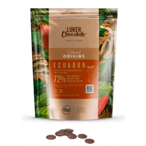 Шоколад экстра черный Ecuador 72% Luker Chocolate 2,5 кг