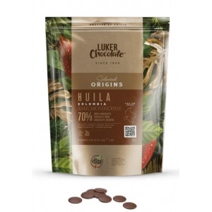 Шоколад экстра черный Huila 70% Luker Chocolate 2,5 кг