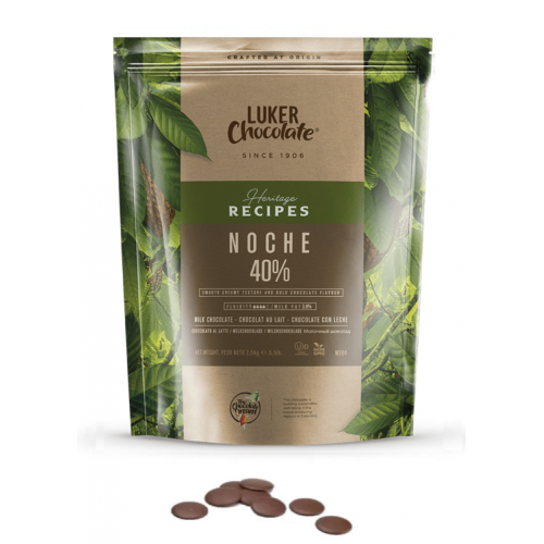 Шоколад молочный Noche 40% Luker Chocolate 2.5 кг