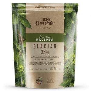 Шоколад белый Glaciar 35% Luker Chocolate 2,5 кг