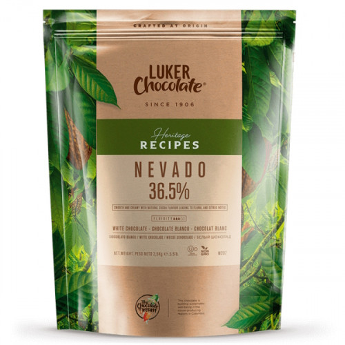 Шоколад белый Nevado 36.5% Luker Chocolate 2.5 кг