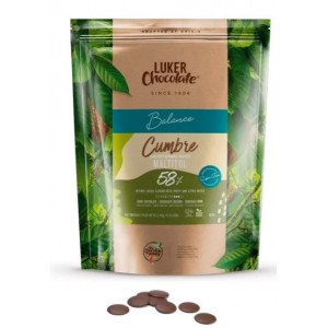 Шоколад чорний без цукру Cumbre 58% Luker Chocolate 2,5 кг
