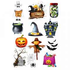 Вафельная картинка Cимволы Хэллоуина