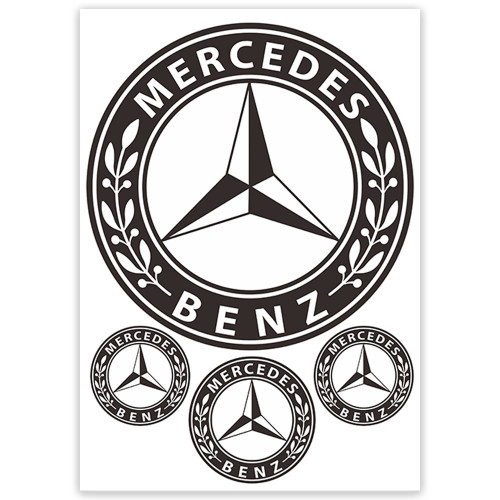Вафельная картинка Mercedes