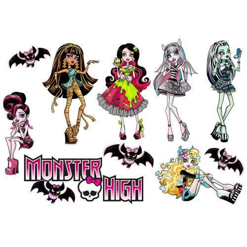Вафельная картинка Monster High