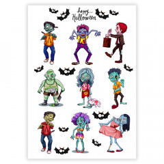 Вафельна картинка Halloween Zombie