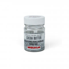 Какао-масло для покрытия Серебро Seker&Sugar 30 г