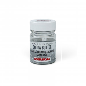Какао-масло для покрытия Серебро Seker&Sugar 30 г