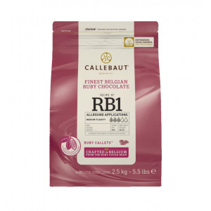 Шоколад Ruby RB1 Callebaut 33.6%, Бельгія, 2,5 кг