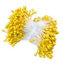 Декоративні тичинки на нитці Жовті