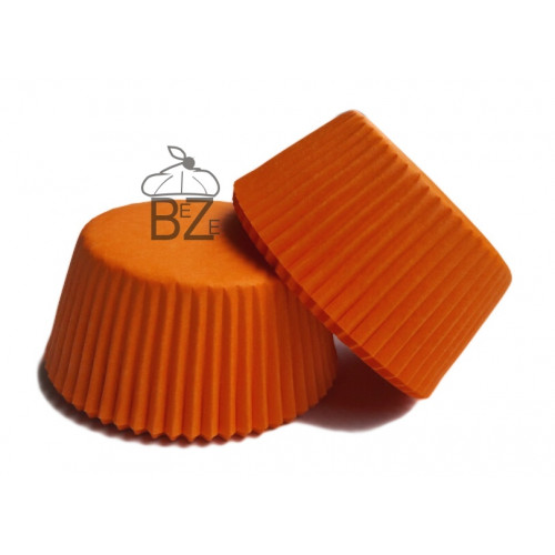 Формы бумажные для кексов Оранжевые, 50*30 мм