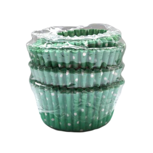 Формы бумажные для кексов Зеленые, 50*30 мм