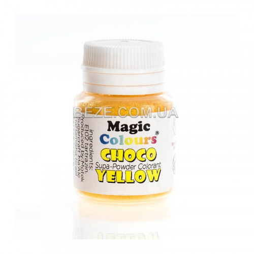 Барвник-пудра для шоколаду Magic colours, жовтий