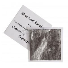 Сусальное серебро Sugarflair, 1 лист