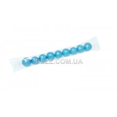 Кондитерська посипка перламутрові Кульки блакитні, 10 мм