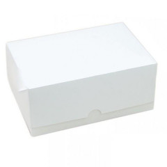 Коробка для капкейків на 2 шт подарункова, біла