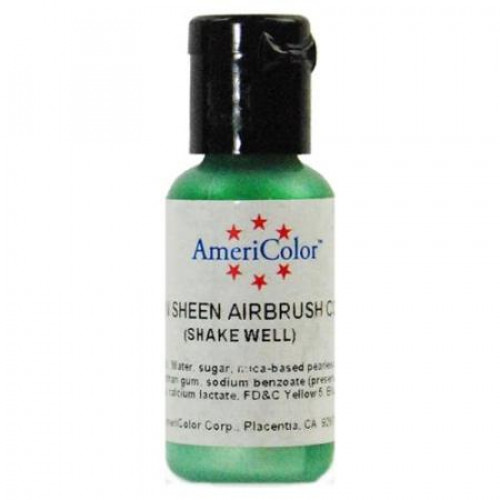 Краска сияющая AmeriColor Зеленый, 19 гр