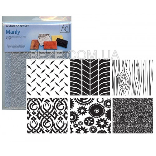 Набір текстурних килимків Manly