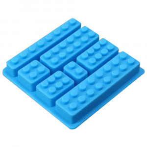 Силиконовая форма Лего кубики, квадратная